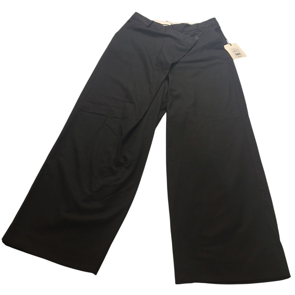 KBB by Kahlana Black Wide Leg High Waisted Women's Dress Pants Trousers Size 6